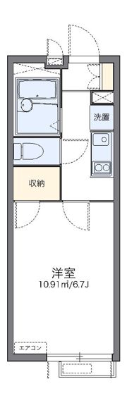 レオパレスプリマベーラ大成の間取り画像