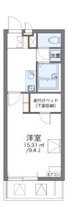 レオパレスパークハイツ Aの間取り画像
