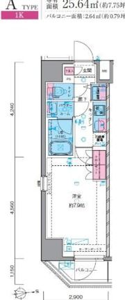 GENOVIA鷺ノ宮skygardenの間取り画像