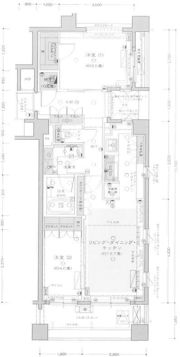 Brillia新宿若松町idの間取り画像