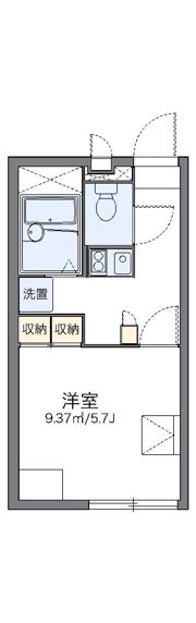レオパレスエルミタージュの間取り画像