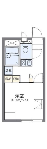 レオパレスエルミタージュの間取り画像