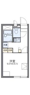 レオパレスエルミタージュの間取り画像