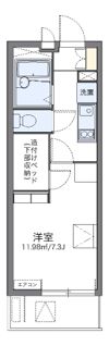 レオパレスグリーンバレー内谷の間取り画像