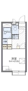 レオパレス若葉の間取り画像