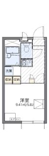 レオパレス若葉の間取り画像