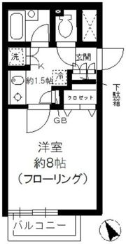 Twin core EASTの間取り画像