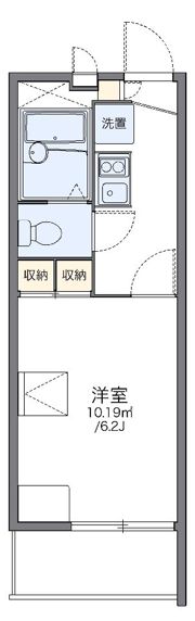 レオパレスセルサスⅡの間取り画像