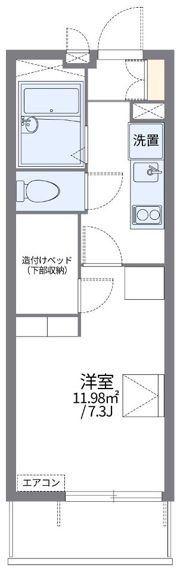 レオパレス大宮公園の間取り画像