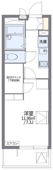レオパレス大宮公園の間取り画像