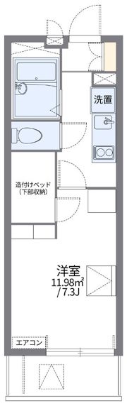 レオパレス大宮公園の間取り画像