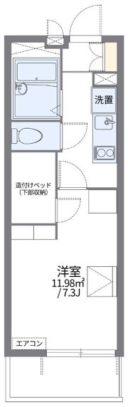 レオパレス大宮公園の間取り画像