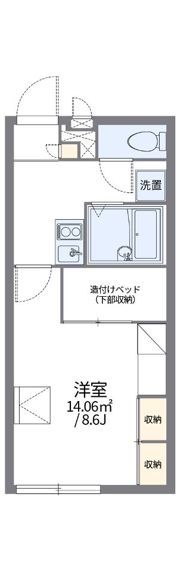 レオパレス江川の間取り画像
