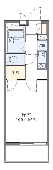 レオパレスエスポワール桜木町の間取り画像