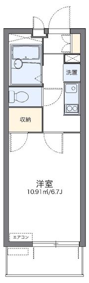レオパレス桜の間取り画像