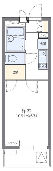 レオパレス桜の間取り画像