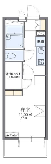 レオパレス浦和常盤の間取り画像