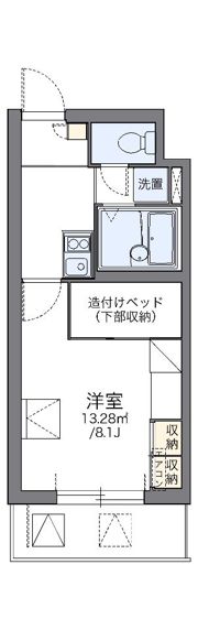 レオパレス光の間取り画像