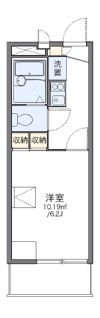 レオパレスカーサ エス・コットの間取り画像