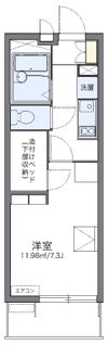 レオパレスダンディライオンの間取り画像