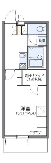 レオパレスグリーンパイン松本の間取り画像