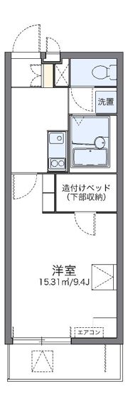 レオパレスグリーンパイン松本の間取り画像