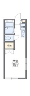 レオパレス高雄の間取り画像