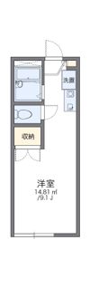 レオパレス高雄の間取り画像