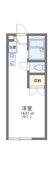 レオパレス高雄の間取り画像