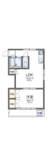 レオパレス大宮第19の間取り画像
