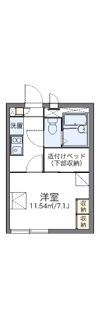 レオパレスジュネス・東大宮の間取り画像