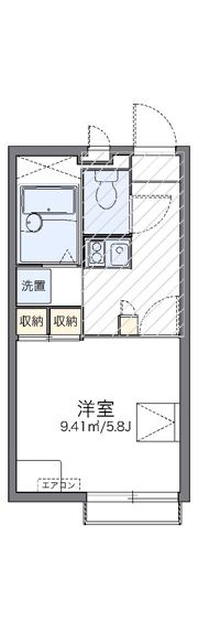 レオパレス新都心の間取り画像