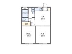 レオパレスサカエⅠの間取り画像
