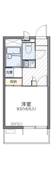 レオパレスすずの間取り画像