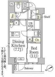 テラス高田馬場ウエストの間取り画像