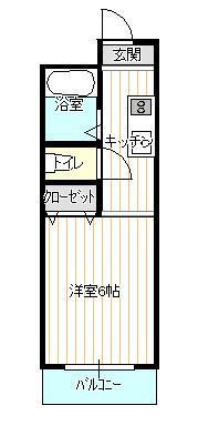 メゾンラベンダー13の間取り画像