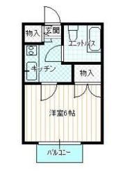 ベルトピア熊谷1の間取り画像
