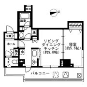 レジディア四谷三丁目の間取り画像