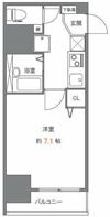 ステージファースト慶應三田の間取り画像