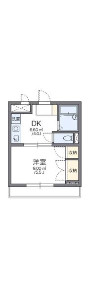 レオパレス新宿A館の間取り画像