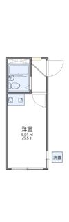 レオパレス金町第1の間取り画像