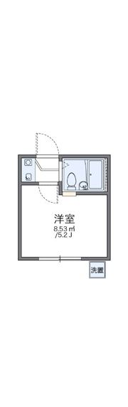 レオパレス金町第1の間取り画像