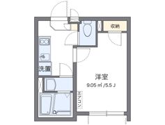 クレイノ東新宿の間取り画像