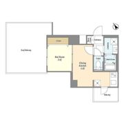 ミリアレジデンス赤坂の間取り画像