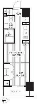 レジディア新御徒町の間取り画像