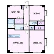 ベルフォーレ白鷺の間取り画像