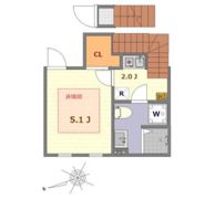 ザ ルームス羽田の間取り画像