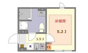 ザ ルームス羽田の間取り画像