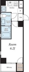 ラティス新橋の間取り画像