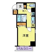 スカイコート芝壱番館の間取り画像